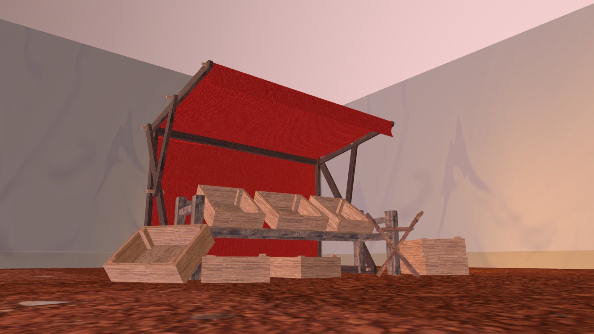 Medieval Stall alpha - Download Free 3D model by jayzee_tiki [4f9323c ...