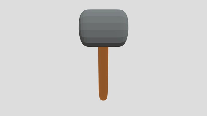 gorilla tag kick/ban hammer 3D Model