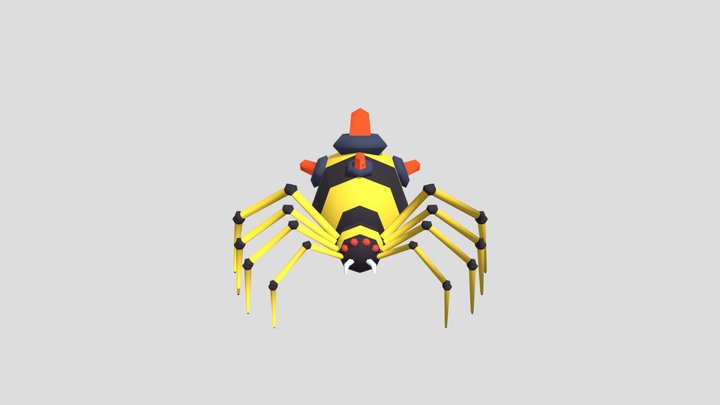 Spider_wait 3D Model