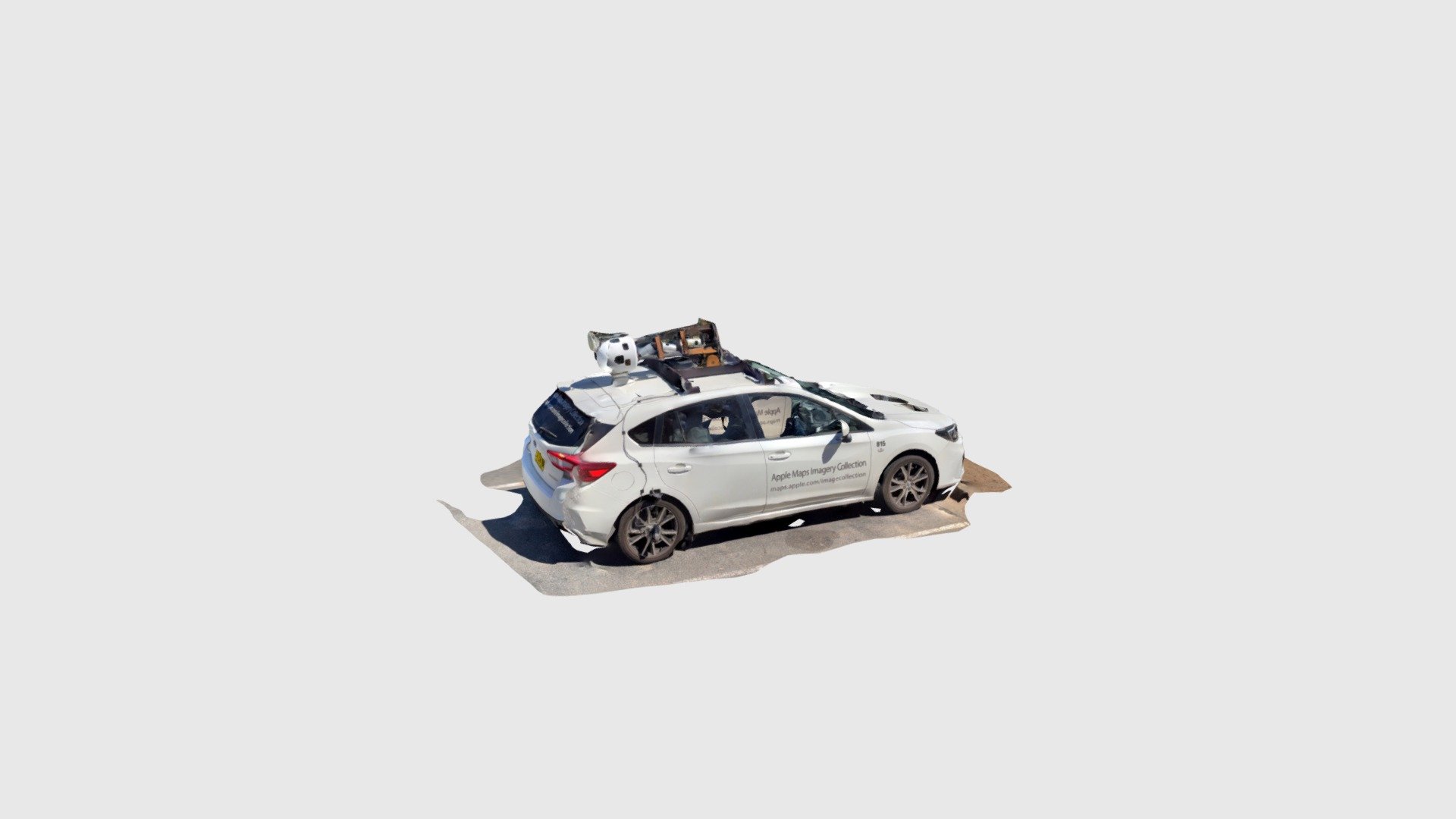 Apple maps car, Braddon (scaniverse)