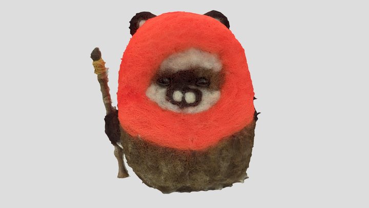 Ewok - Needle Felt 3D Model