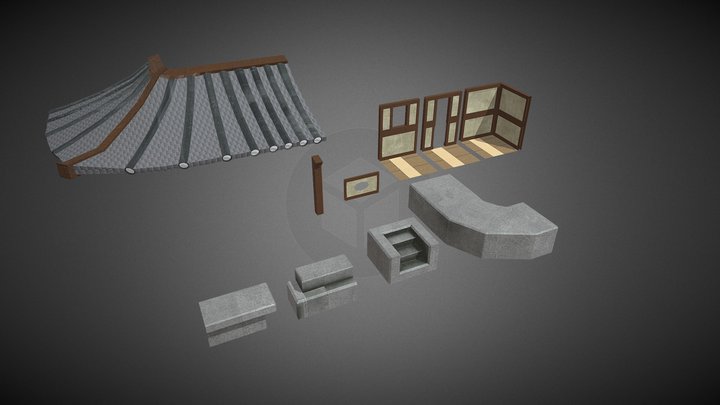 Modular Assets 3D Model