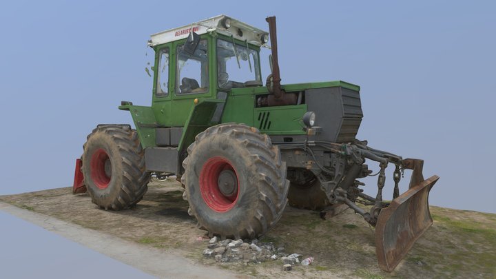 ХТЗ трактор, село Клисура 3D Model