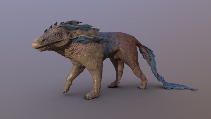 Creature sculpt 3D Model