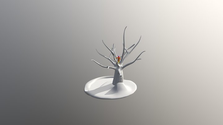 Environment No Texture 3D Model