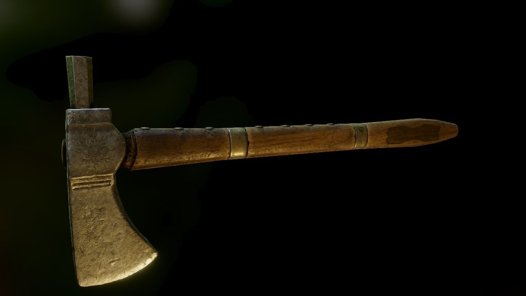 Old pipe axe