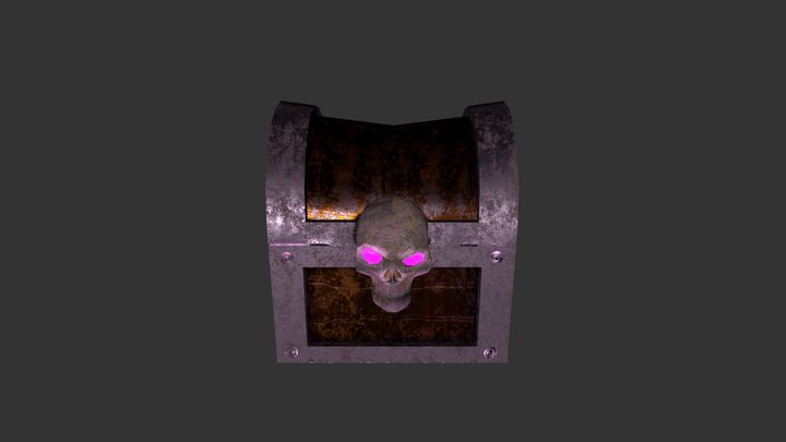 Horror Chest 3D Model