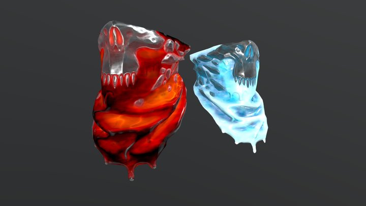 Crucible and Cryogene Bandanas 3D Model