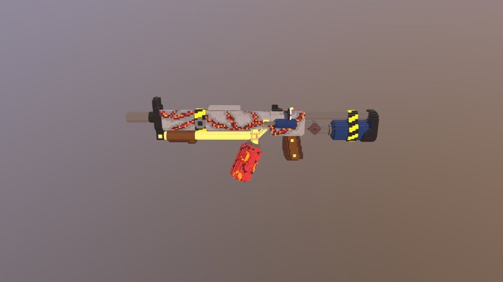 Magma Flamme-Thrower 3D Model