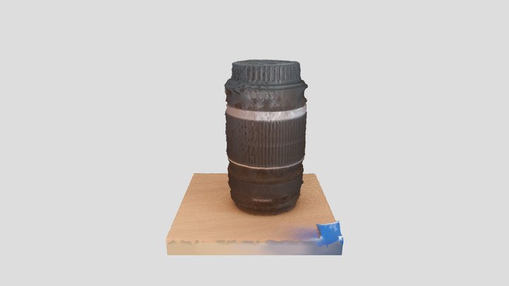 Camera lens PhotoScan 3D Model
