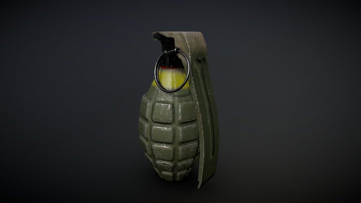 Grenade_MK2 3D Model