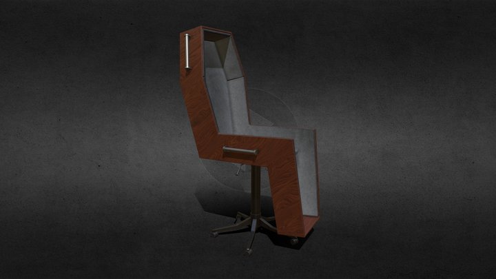 Coffin Office Chair 3D Model