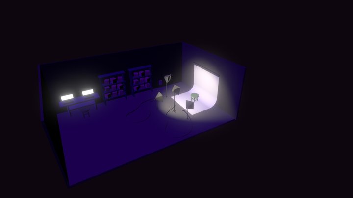 Photo Studio by Maria Klayn 3D Model