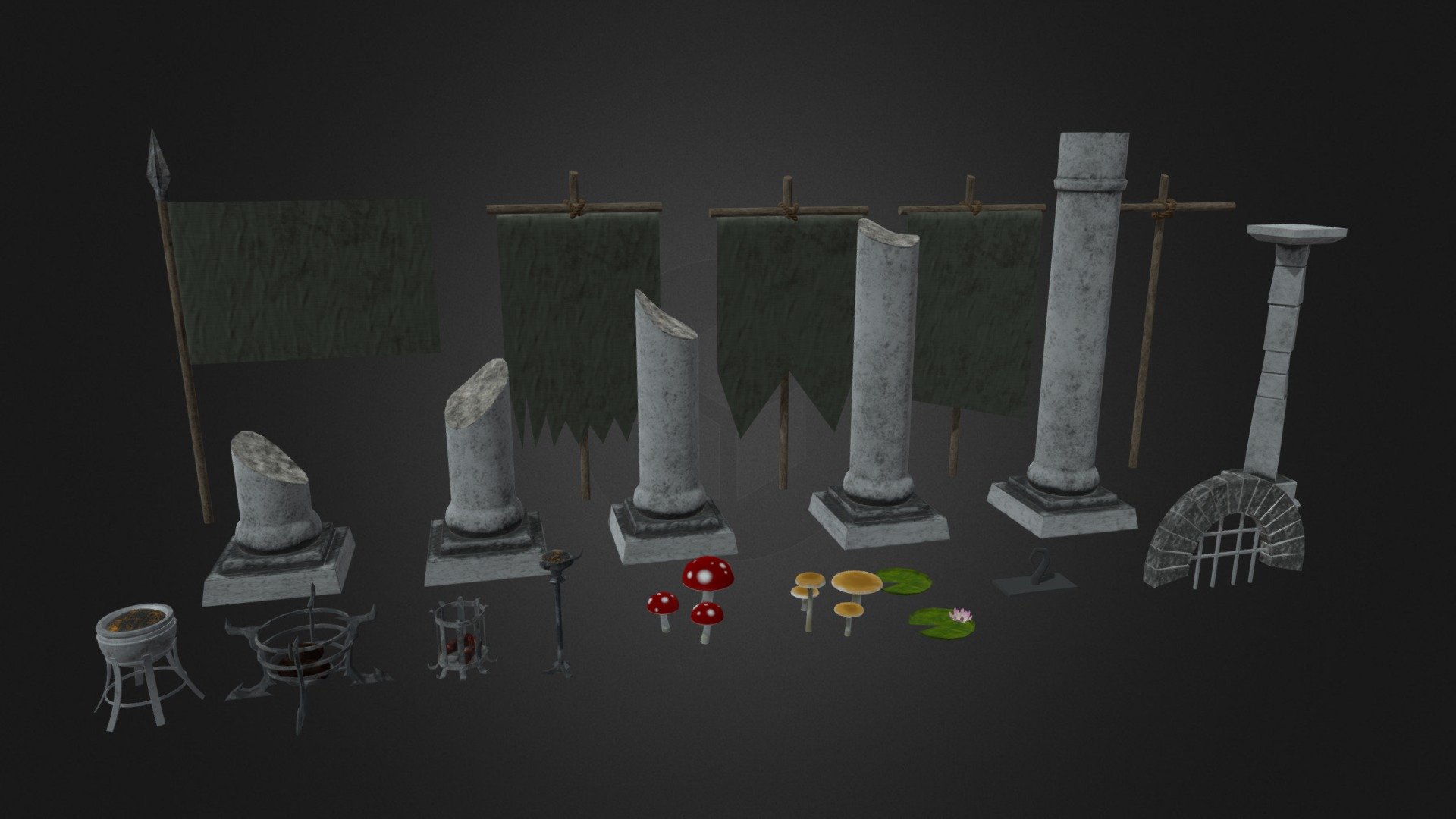 Note of Arms Environment Assets Set 2