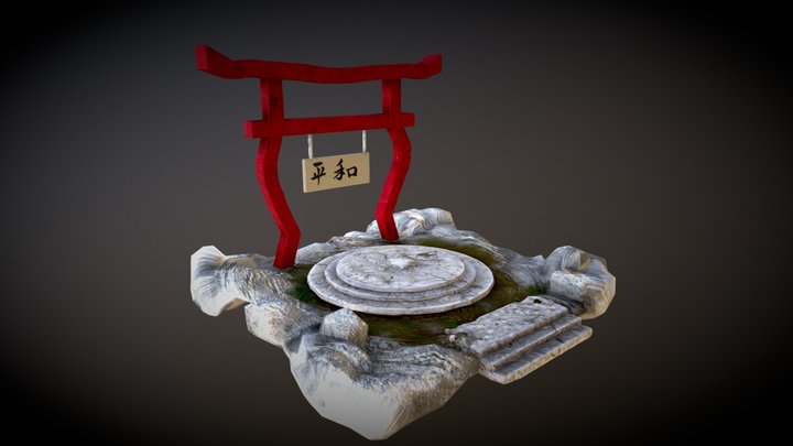 Small Japanese Place 3D Model