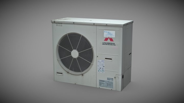 Air Conditioner - Non-PBR 3D Model