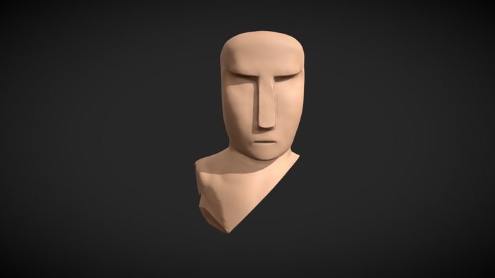 Head D 3D Model