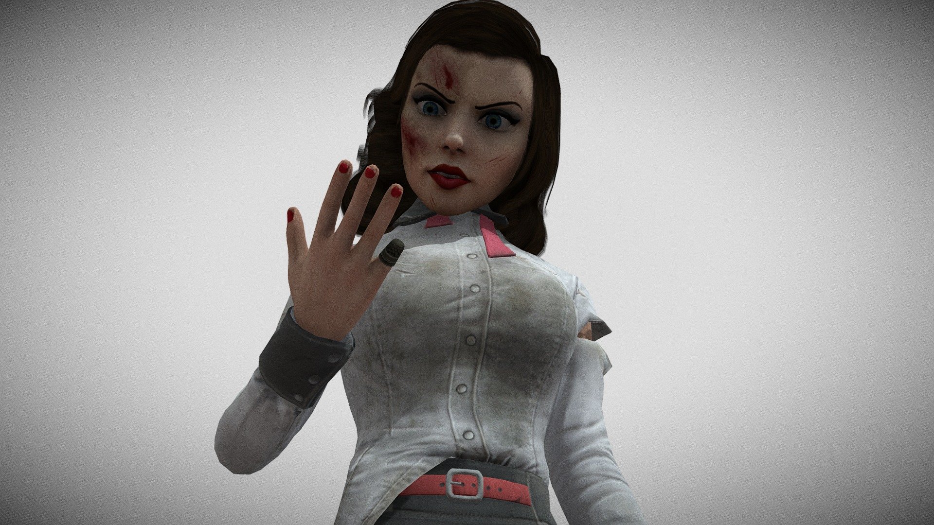 Elizabeth Bioshock Infinite 3d Model By Trolosqlfod [4fa0032] Sketchfab