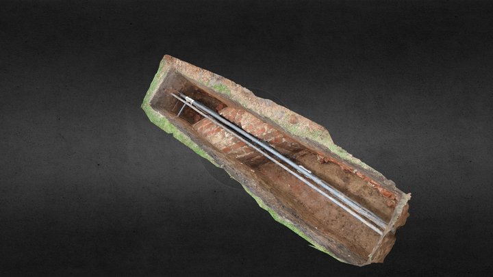 East Front Trench, Hampton Court Palace 3D Model