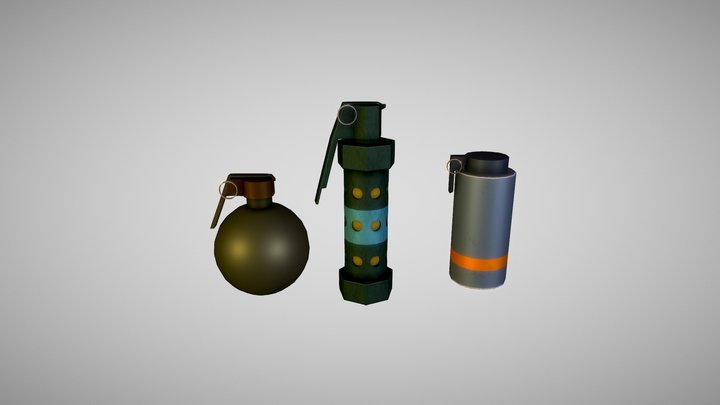 Throwable Pack – Grenade, Flashbang & Smoke
