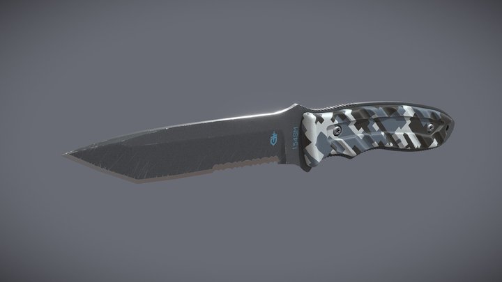 Combat Knife CFB – Urban 3D Model
