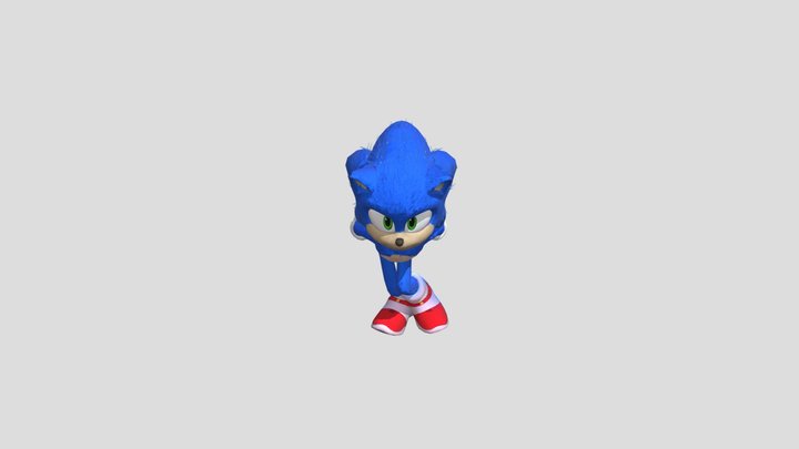 Movie Sonic Run 3D Model