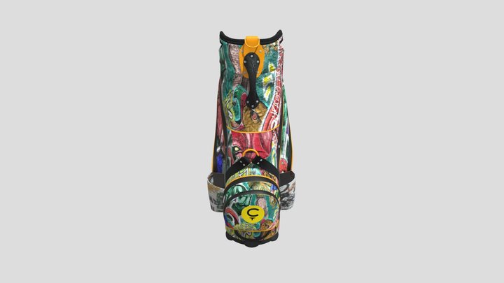CLEEKS Golf Bag 2025 Entry - Open Expression 3D Model