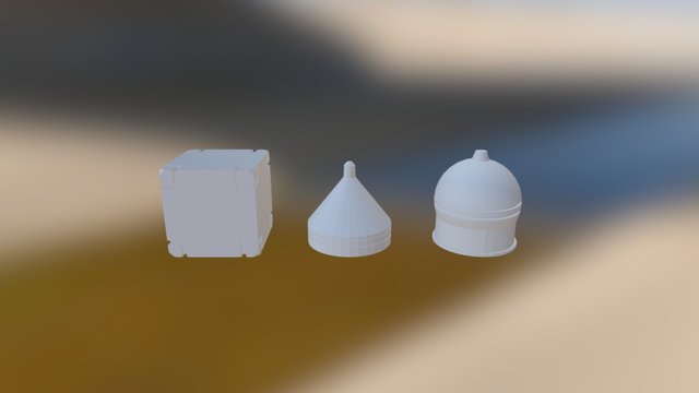 Basic Modelling for CG cookie course 3D Model