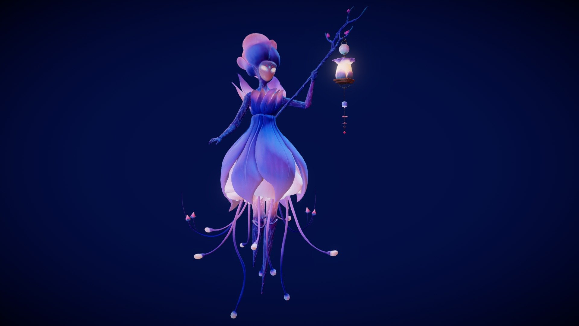 Flower Character - 3D model by Tatiana Sumarokova (@Milight) [4fa4f57 ...