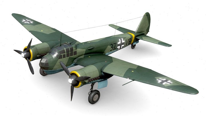 Junkers Ju 88 A-4 3D Model