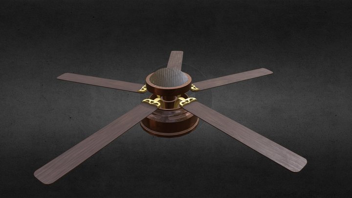 Office Fan 3D Model