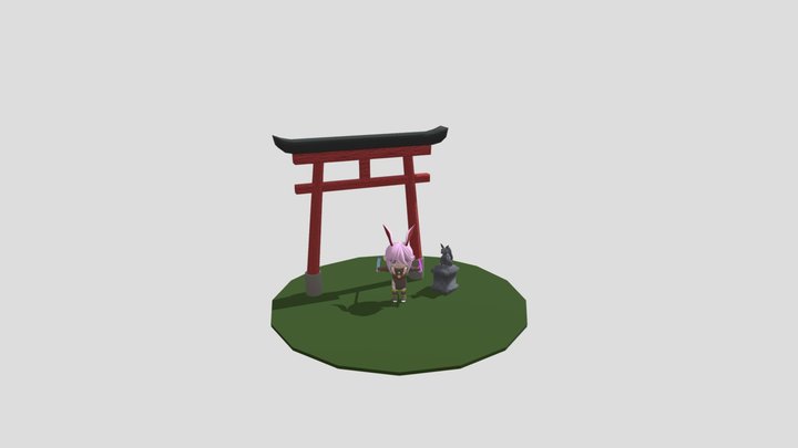 Yae Kasumi Default Suit 3D Model