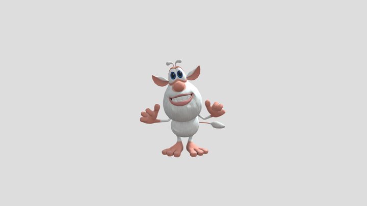Booba Pose 3D Model