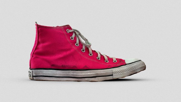 364: Pink Converse – Modèle 3D gratuit STL