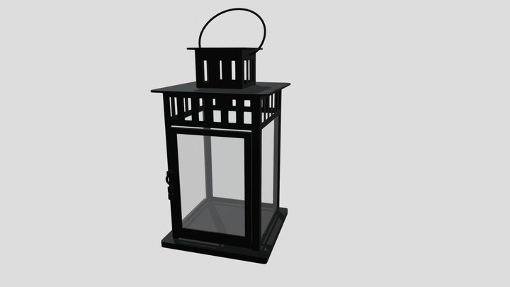 Lamp Final Textured 3D Model