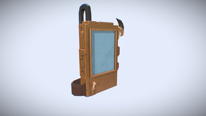 Post Apocalyptic Hand-Held Device 3D Model