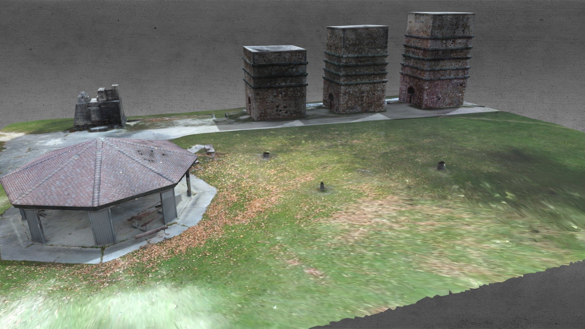 Lime Kiln 3-D Photogrammetry Model Demo — Sketchfab embed 3D viewer