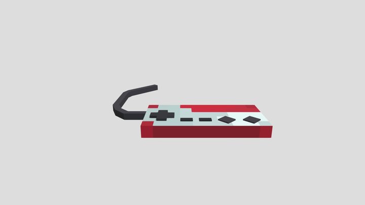 Famicon Controller 3D Model
