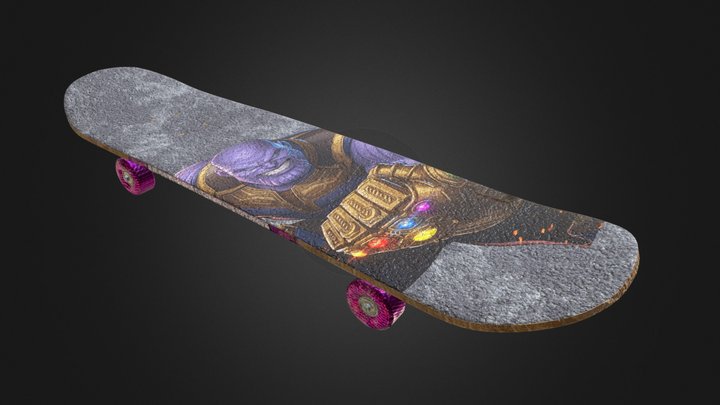 Challenge - Textura Skate 3D Model