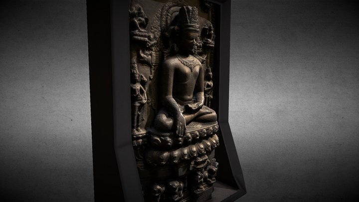 Buddhist statue 3D Model