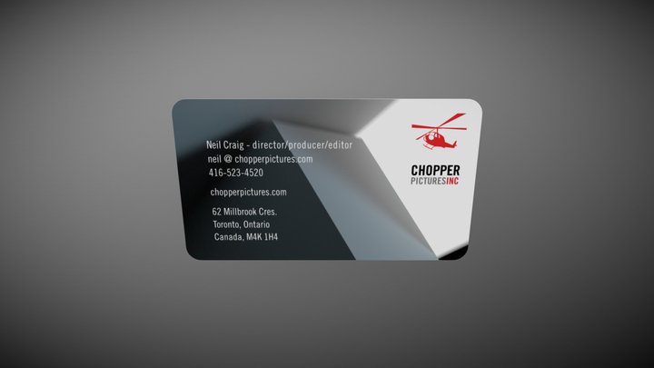 Chopper Card 06 3D Model