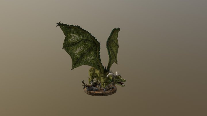 Nature Dragon 3D Model