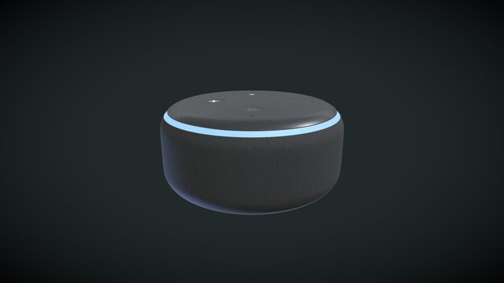 Alexa echo dot III rd generation 3D Model