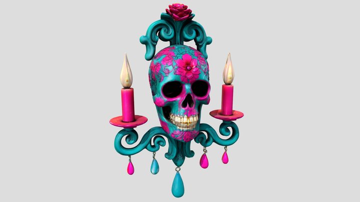 La Llama del Recuerdo - wall sconce – Modèle 3D gratuit STL