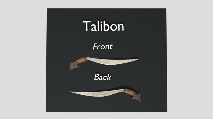 Talibon Half Display 3D Model