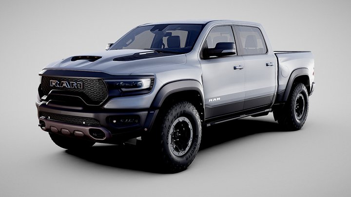 2021 RAM 1500 TRX 3D Model