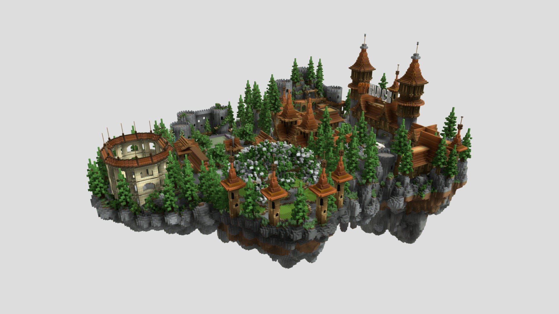 Aelar | 280x200 | SkyBlock Spawn - 3D model by Vextrosity [4fae94e ...