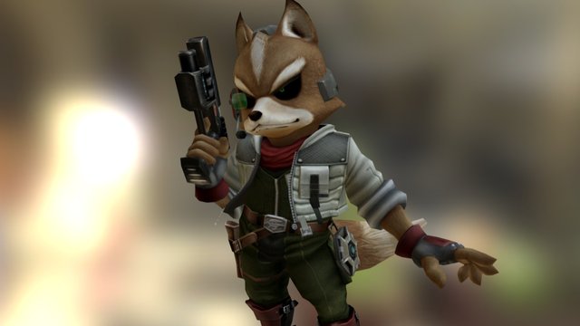 Fox (StarFox) 3D Model