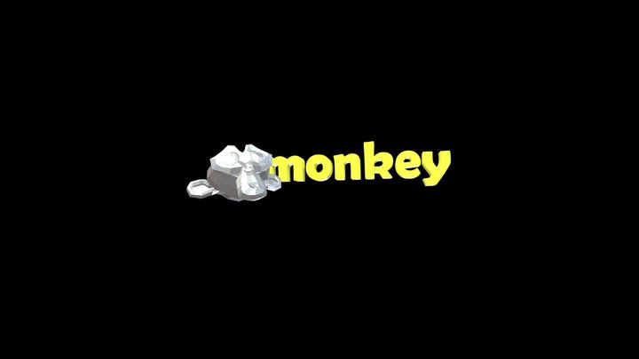 monkey 3D Model