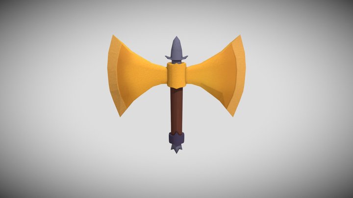 High-level Axe 3D Model